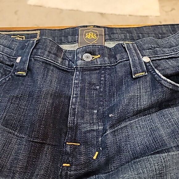 Rock & Republic Men Button Fly Jeans 38x30 Good Used Condition - Picture 2 of 16